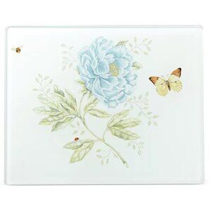Lenox Butterfly Meadow Small Glass‎ Cutting Board | Brand New